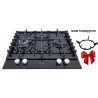 Luxor RG 680 BGL SS турбо конфорка зліва + підставка Wok у подарунок