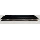 Luxor HB 880 BK дизайнерська чорна ручка,чорне скло, чорний + камінь для піци в подарунок