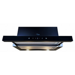 Luxor Beste F 60 Intellect BK 1450 m3 LED 6 швидкостей турбіни + включення швидкостей безконтактно, чорне скло, чорний