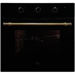 Luxor Qualität 60 GBO Grill Retro Kup BK бронзова ручка + конвектор, чорне скло, чорний