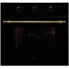 Luxor Qualität 60 GBO Grill Retro Kup BK бронзова ручка + конвектор, чорне скло, чорний