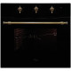 Luxor Qualität 60 GBO Grill Retro Kup BK Vintage Classico + конвектор, чорне скло, чорний