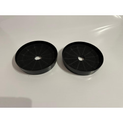 Захисні вугільні фільтри двигуна для витяжки Luxor Bella  комплект 2 шт, чорні