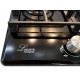 Варильна поверхня газова Luxor 650 Emaille Turbo Wok Italy KUP + кругла підставка Wok у подарунок, чорна