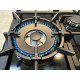 Варильна поверхня газова Luxor Round Vintage 60 Emaille Turbo Wok Italy BK + кругла підставка Wok у подарунок,чорна